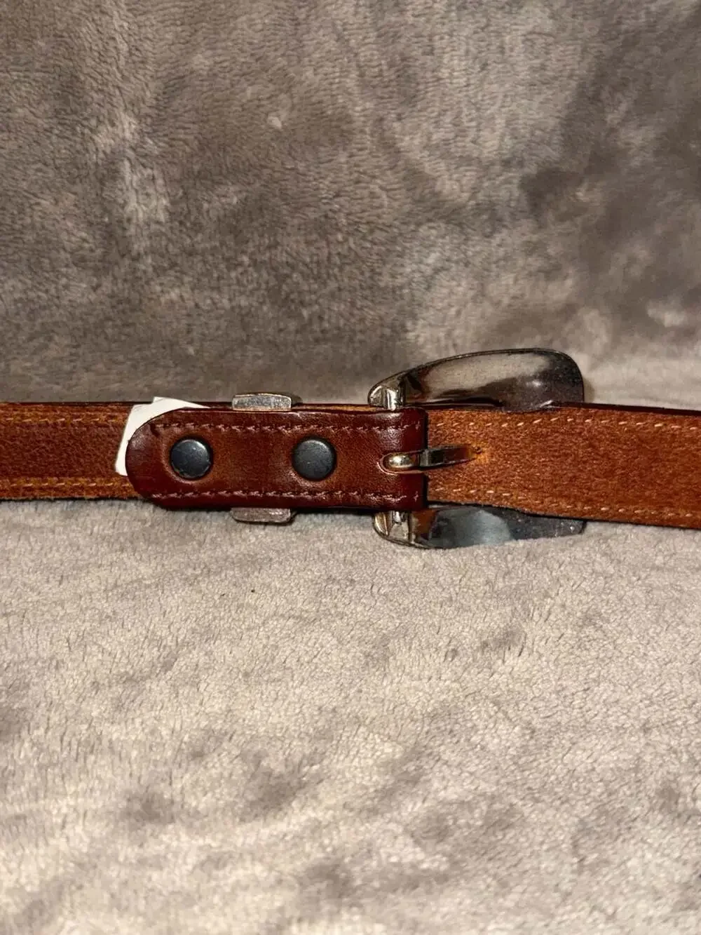 PGA Tour by Danbury Accessories Brown Harness Leather Western Belt